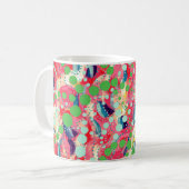 Mug Points heureux et formes jouées Art original (Devant gauche)