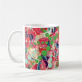 Mug Points heureux et formes jouées Art original (Gauche)