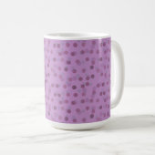 Mug Points lilas, violet et violet (Devant droit)