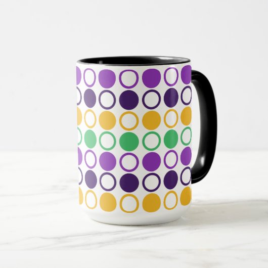 Mug Points Mod Mardi Gras (Devant droit)
