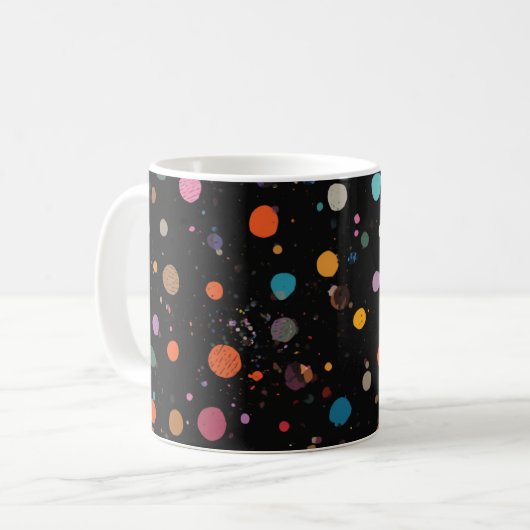 Mug Points multicolores brillants (Devant gauche)