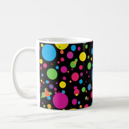Mug Points multicolores brillants (Gauche)