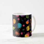 Mug Points multicolores brillants (Devant droit)