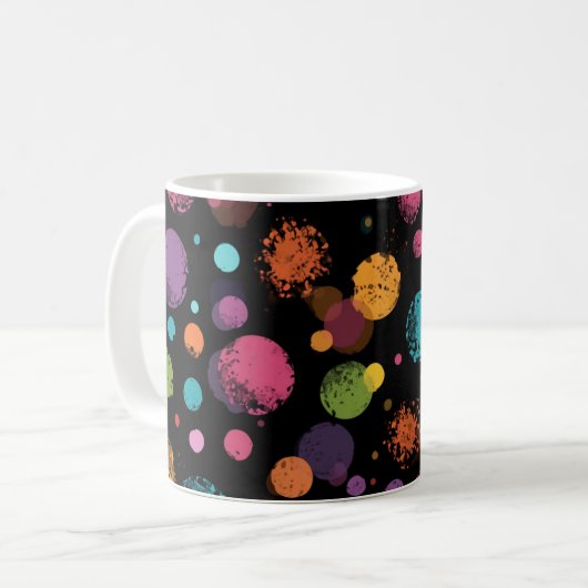 Mug Points multicolores brillants (Devant gauche)