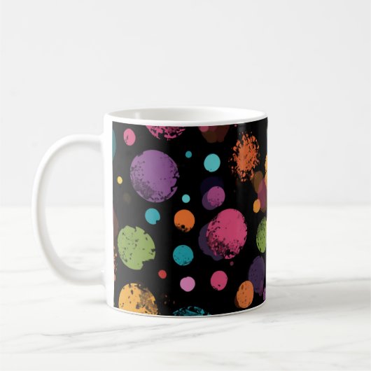 Mug Points multicolores brillants (Gauche)