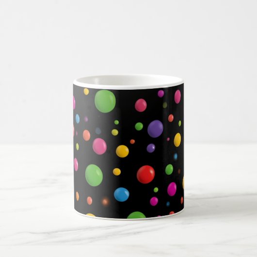 Mug Points multicolores brillants (Centre)