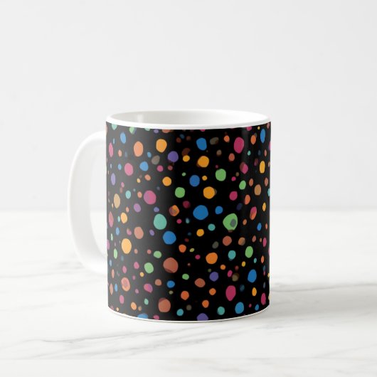 Mug Points multicolores vifs (Devant gauche)