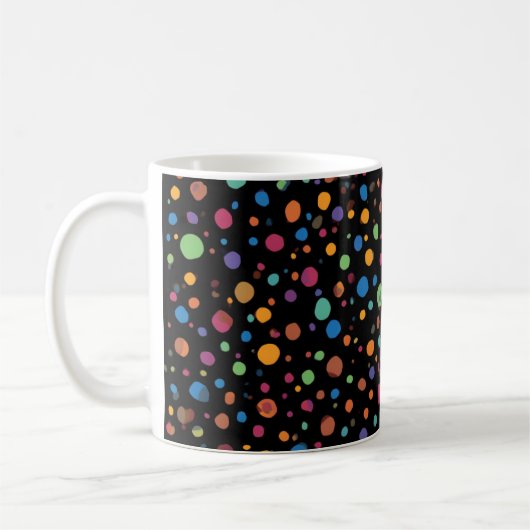 Mug Points multicolores vifs (Gauche)