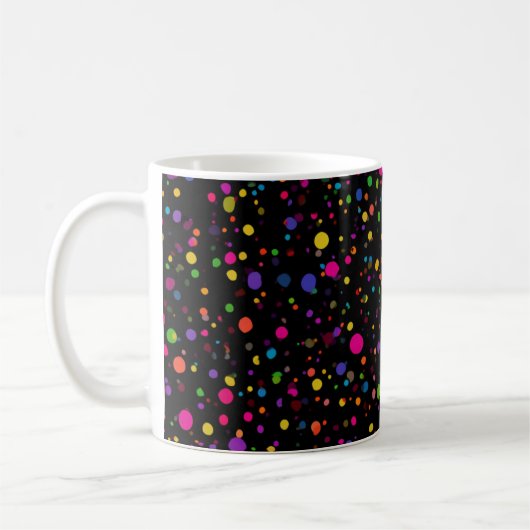 Mug Points multicolores vifs (Gauche)