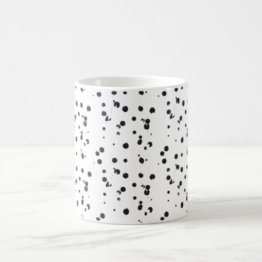 Mug Points noirs Abstraits minimaux mignons Boug tache (Centre)