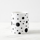 Mug Points noirs et blancs aléatoires (Centre)