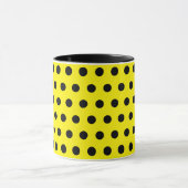 Mug Points noirs jaunes (Centre)