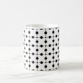 Mug Points noirs, Motif à pois, Pois, Pointillé (Centre)
