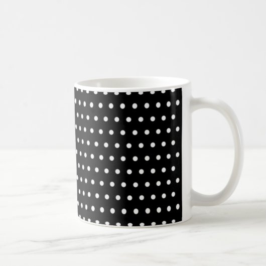 Mug points noirs polka dots pointillés tup (Droite)