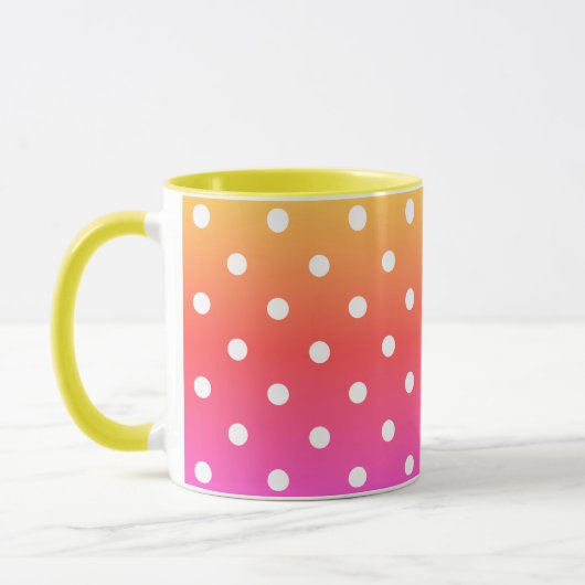Mug Points polka rouge (Gauche)
