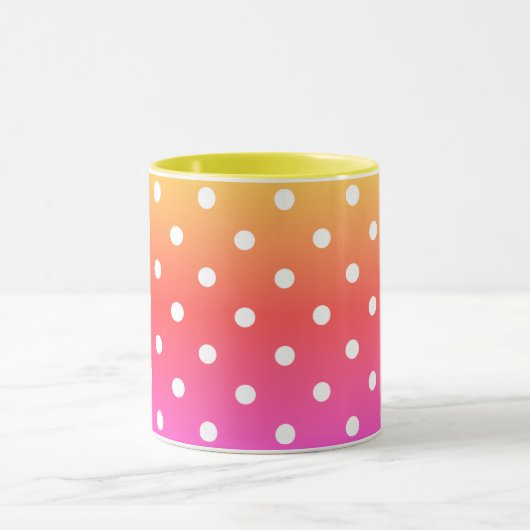 Mug Points polka rouge (Centre)