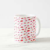 Mug Points Polka Rouges Motif Dalmatien (Devant droit)