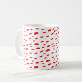 Mug Points Polka Rouges Motif Dalmatien (Devant gauche)