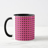 Mug Points roses 80/90 Retro Neon Motif (Gauche)