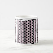 Mug Points roses et noirs Motif moderne (Centre)