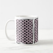 Mug Points roses et noirs Motif moderne (Gauche)