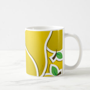 Mug Poire jaune funky
