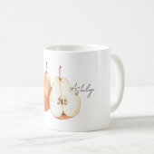 Mug Poire Orange (Devant droit)