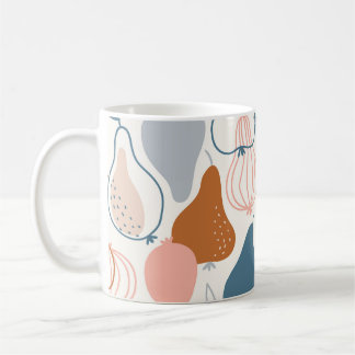 Mug Poire scandinave Imprimer : Motif de fruits Vintag