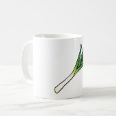 Mug Poireau vert simple légume (Devant gauche)