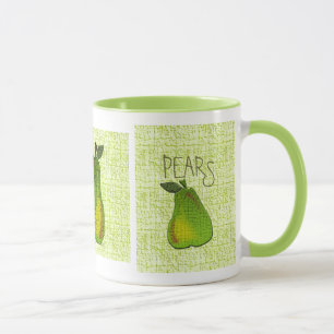 Mug Poires de chaux texturées