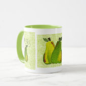 Mug Poires de chaux texturées (Devant gauche)