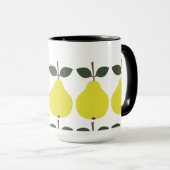Mug Poires jaunes (Devant droit)