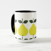 Mug Poires jaunes (Devant gauche)