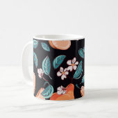 Mug Poires juteuses : motif de fruits dessiné à la mai (Devant gauche)