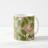 Mug Poires roses (marron clair) (Devant droit)