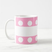Mug Pois A12 de rose de l'AIDE du meilleur PROFESSEUR (Gauche)