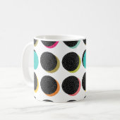 Mug Pois abstraits décoratifs dans le style (Devant gauche)