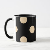 Mug Pois Black Cream (Gauche)