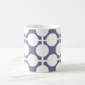 Mug pois blanc gris et motif (Centre)