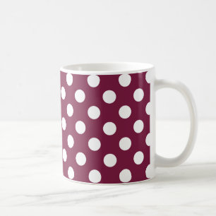 Mug Pois blancs en Bourgogne