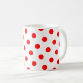 Mug Pois blancs et rouges (Devant droit)
