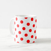 Mug Pois blancs et rouges (Devant gauche)