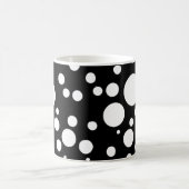 Mug pois blancs noirs (Centre)