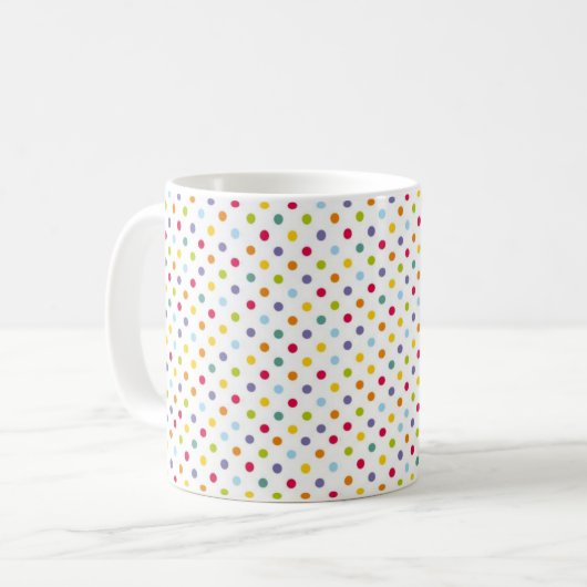Mug Pois coloré (Devant gauche)