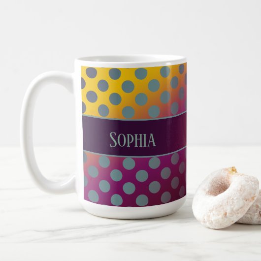 Mug Pois de fruits Ombre Passion Personnalisés (Avec donut)