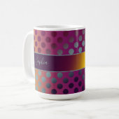 Mug Pois de fruits Ombre Passion Personnalisés (Devant gauche)