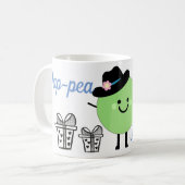 Mug pois de mâle de cadeaux d'anniversaire de (Devant gauche)