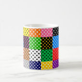 Mug Pois de surfaces composées multicolores (Centre)