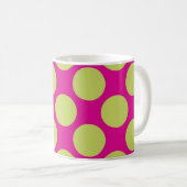 Mug pois d'or rose (Devant droit)