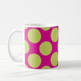 Mug pois d'or rose